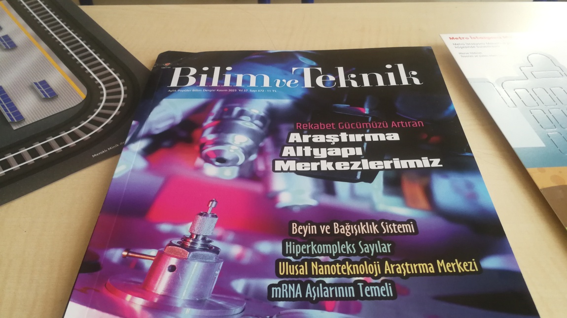 Bilim Ve Teknik Dergisi Kasım Ayı Sayısı Okulumuzda‍‍